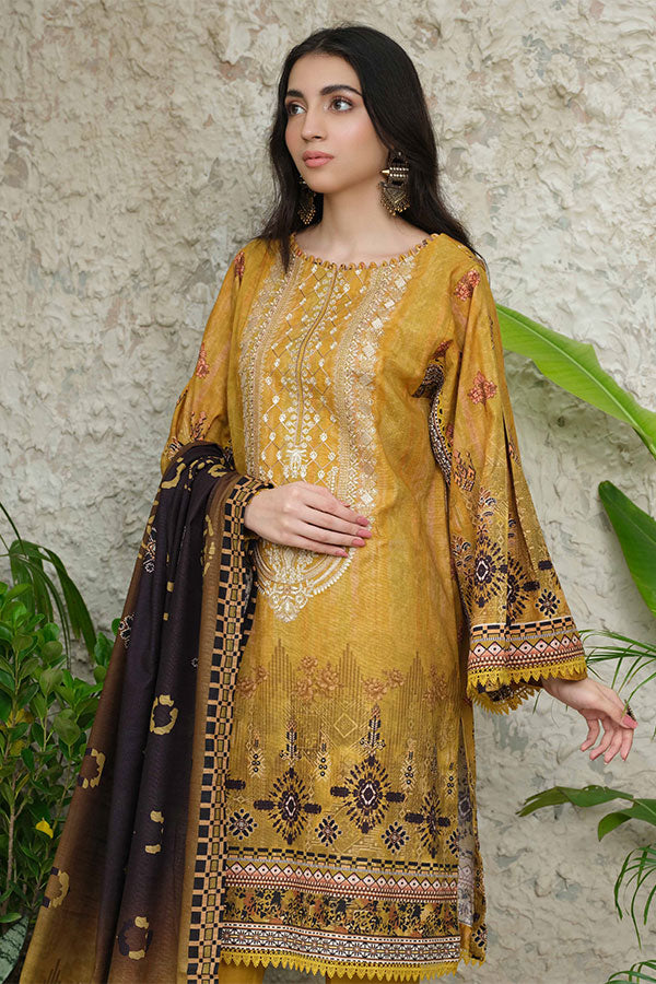 Johra Charismatic Emb Khaddar'24 JH#119