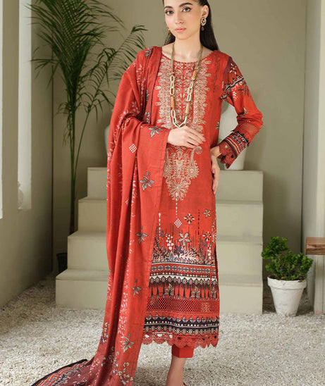 Johra Charismatic Emb Khaddar'24 JH#120