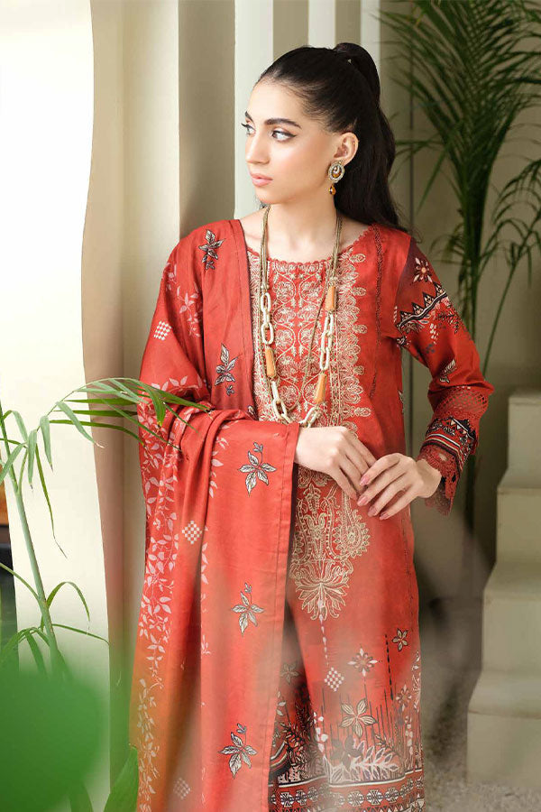 Johra Charismatic Emb Khaddar'24 JH#120