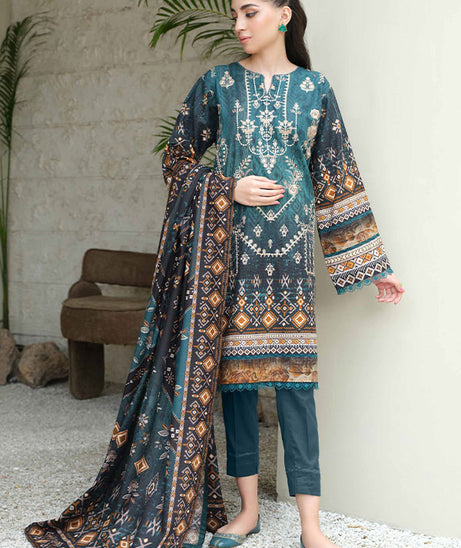 Johra Charismatic Emb Khaddar'24 JH#121