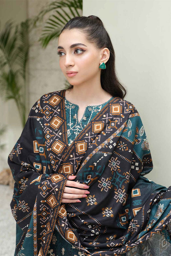 Johra Charismatic Emb Khaddar'24 JH#121