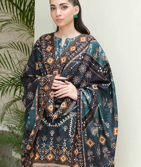 Johra Charismatic Emb Khaddar'24 JH#121