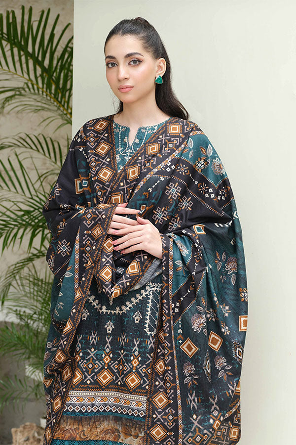 Johra Charismatic Emb Khaddar'24 JH#121