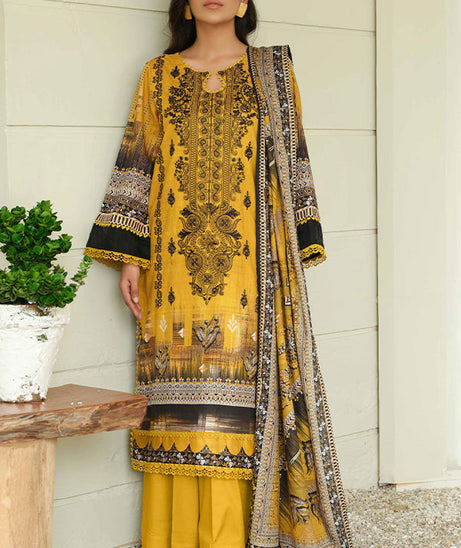 Johra Charismatic Emb Khaddar'24 JH#122