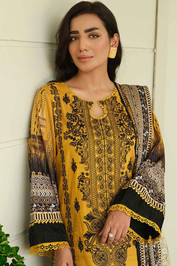 Johra Charismatic Emb Khaddar'24 JH#122