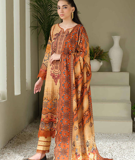 Johra Charismatic Emb Khaddar'24 JH#123