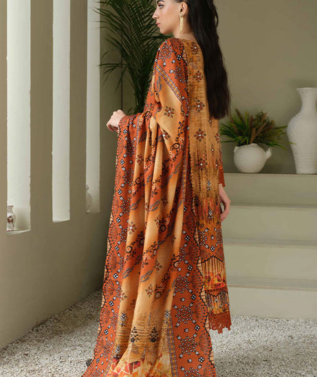 Johra Charismatic Emb Khaddar'24 JH#123