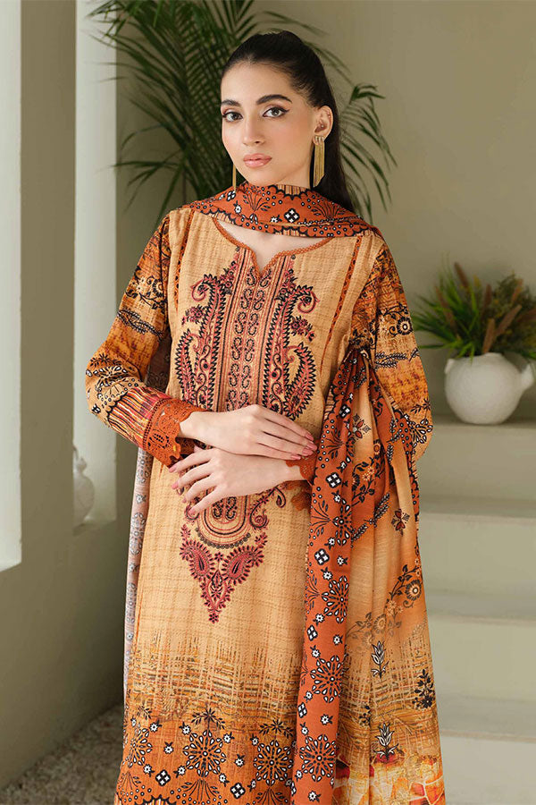 Johra Charismatic Emb Khaddar'24 JH#123