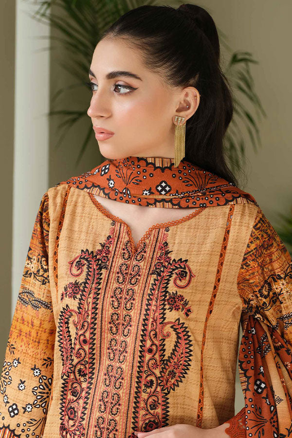 Johra Charismatic Emb Khaddar'24 JH#123