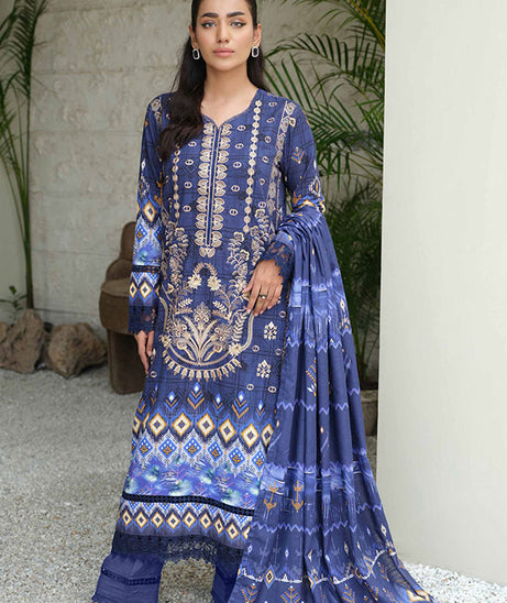 Johra Charismatic Emb Khaddar'24 JH#124