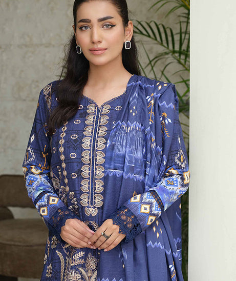 Johra Charismatic Emb Khaddar'24 JH#124