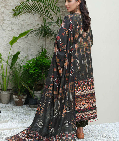 Johra Charismatic Emb Khaddar'24 JH#125