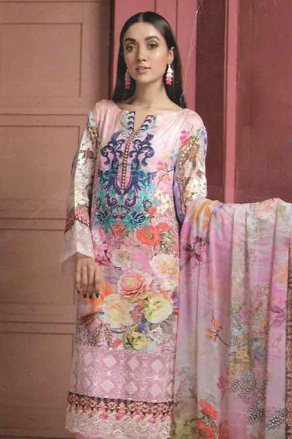 Johra Crystal Emb Slub Linen`20 JH#186