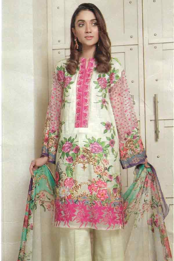 Johra Crystal Emb Slub Linen`20 JH#190