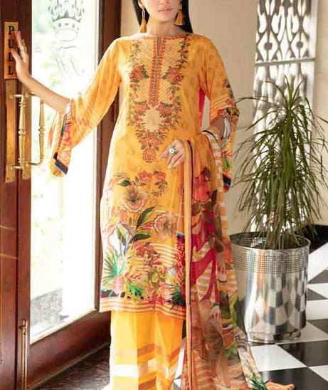 Johra Gul Bano S/Emb Linen`20 JH#72