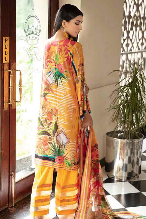 Johra Gul Bano S/Emb Linen`20 JH#72