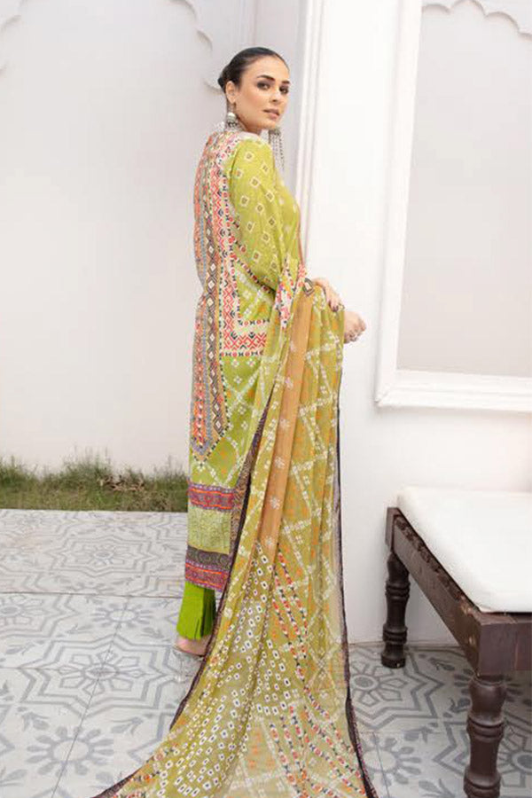 Johra Jal DP Emb Chunri Lawn'22 D#120