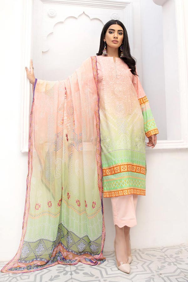 Johra Jal DP Emb Chunri Lawn'22 D#125