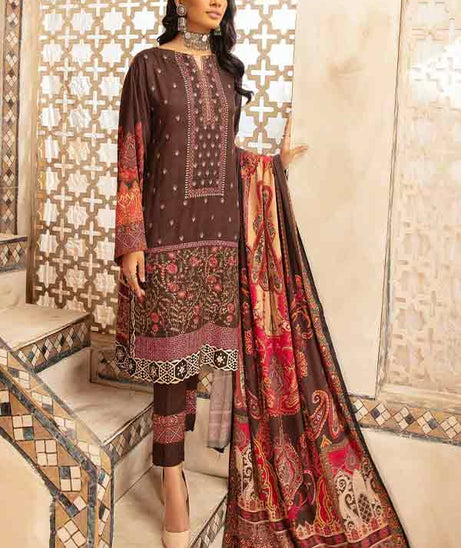 Johra Kundan Emb DP Linen`21 JR#105