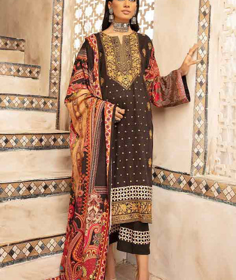 Johra Kundan Emb DP Linen`21 JR#107