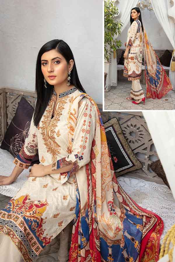 Johra Mahjabeen D/Print Lawn`22 JH#109