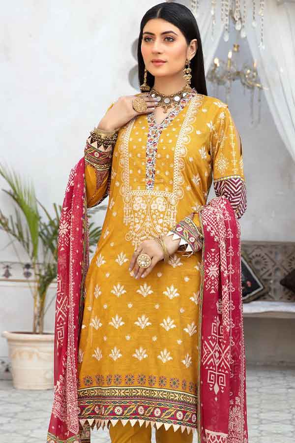 Johra Mahjabeen D/Print Lawn`22 JH#110