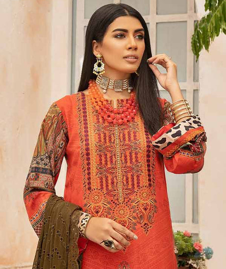 Johra Mira Print Emb S/Linen`21 JR#61