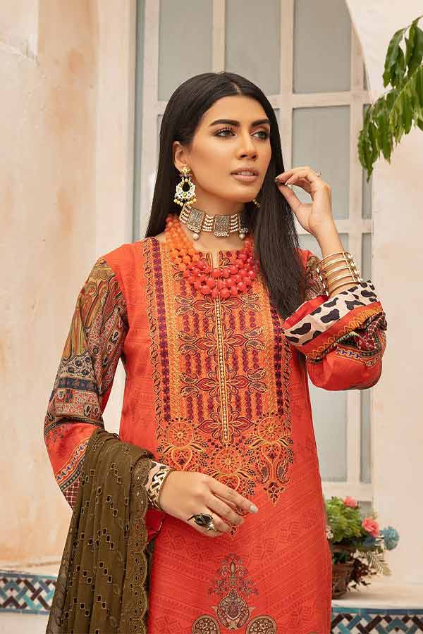 Johra Mira Print Emb S/Linen`21 JR#61
