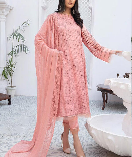Johra Rija Chikankari Lawn'22 D#93