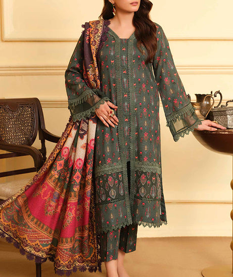 Johra Rosygrace Print Khaddar'24 JH#597