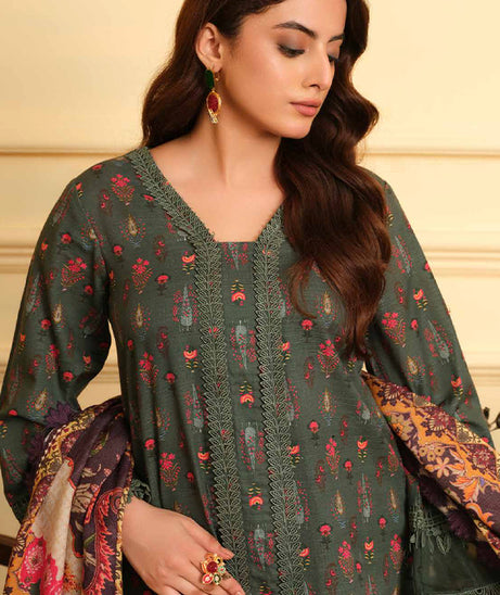 Johra Rosygrace Print Khaddar'24 JH#597