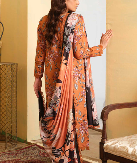 Johra Rosygrace Print Khaddar'24 JH#598