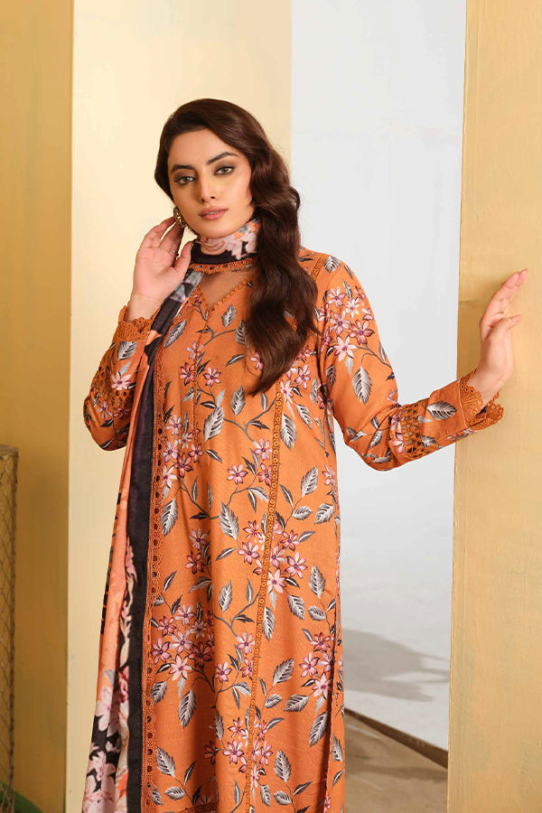 Johra Rosygrace Print Khaddar'24 JH#598