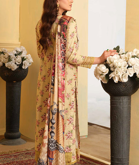 Johra Rosygrace Print Khaddar'24 JH#599