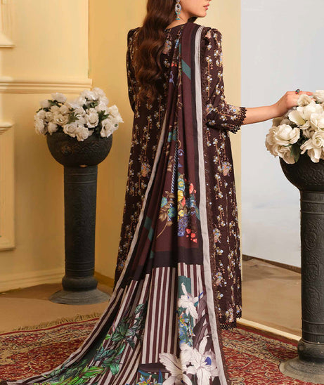 Johra Rosygrace Print Khaddar'24 JH#600