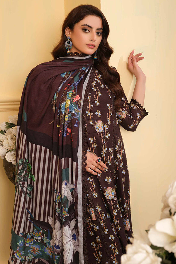 Johra Rosygrace Print Khaddar'24 JH#600