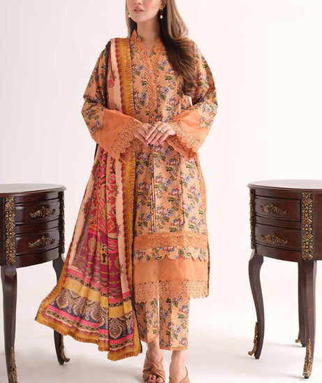Johra Zenal Print Khaddar'24 JH#476