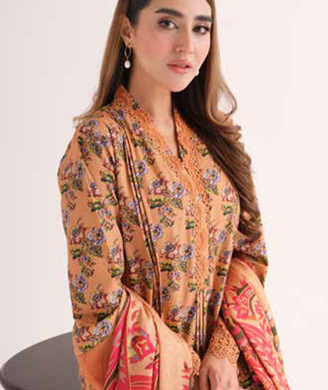 Johra Zenal Print Khaddar'24 JH#476