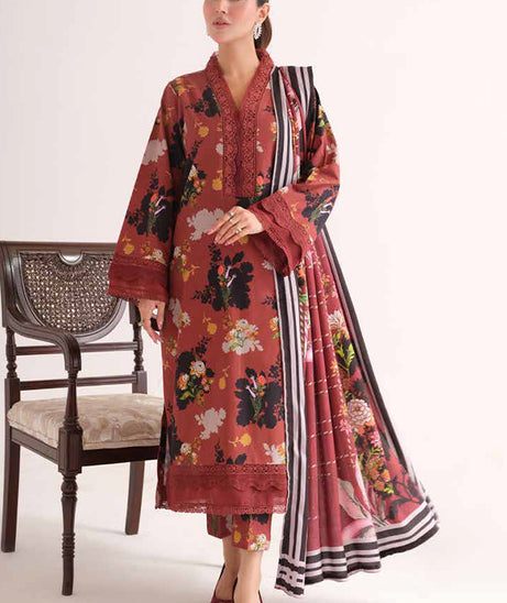 Johra Zenal Print Khaddar'24 JH#477