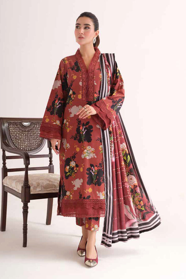 Johra Zenal Print Khaddar'24 JH#477