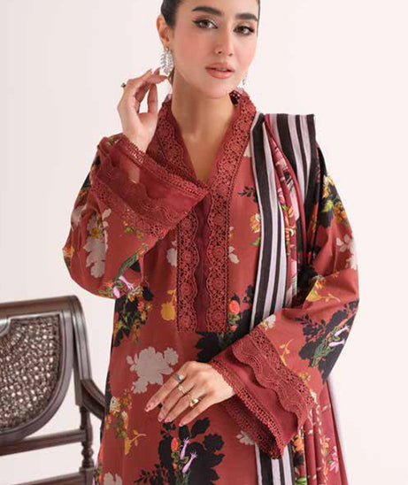 Johra Zenal Print Khaddar'24 JH#477