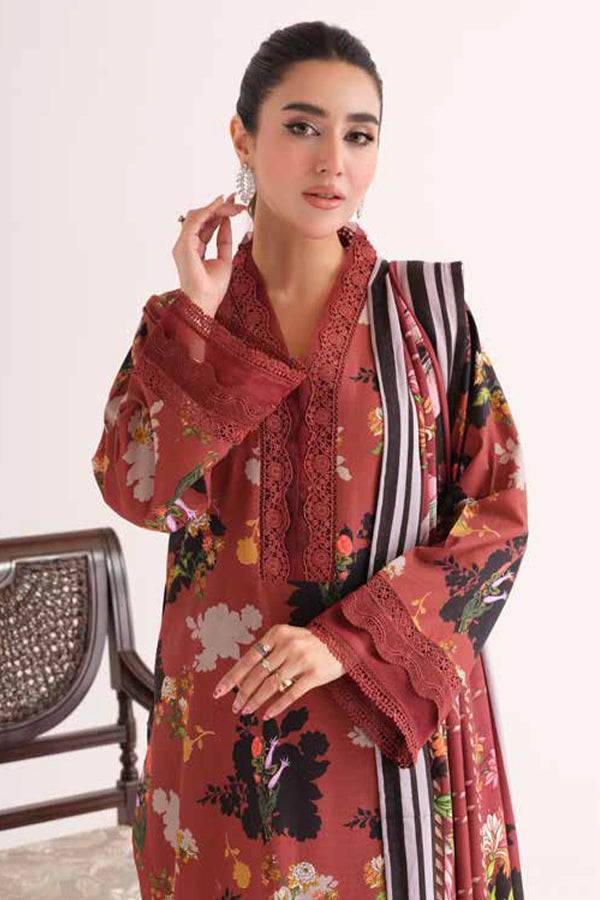 Johra Zenal Print Khaddar'24 JH#477