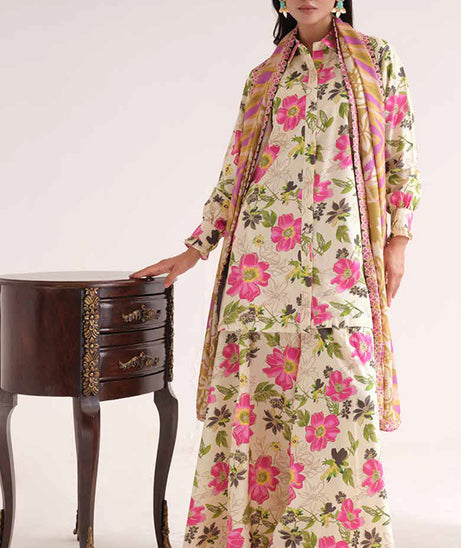 Johra Zenal Print Khaddar'24 JH#478