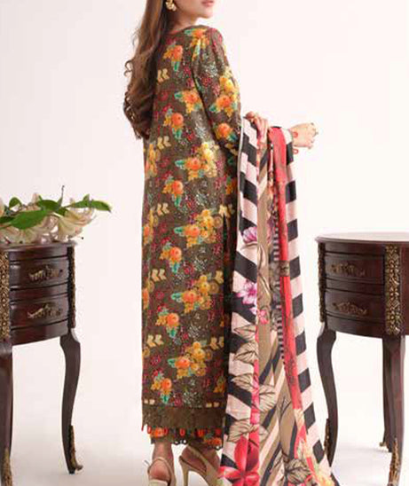 Johra Zenal Print Khaddar'24 JH#479