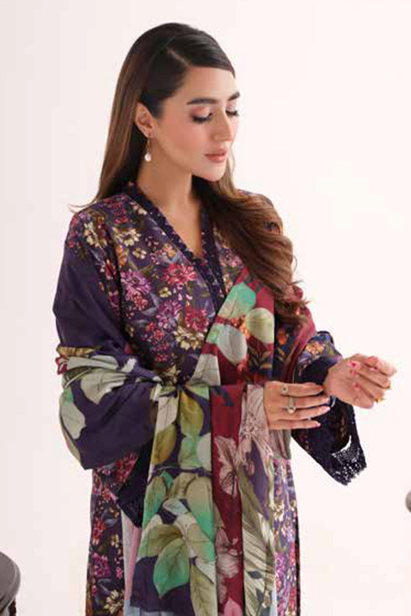 Johra Zenal Print Khaddar'24 JH#481