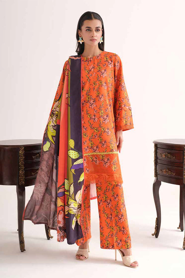 Johra Zenal Print Khaddar'24 JH#482