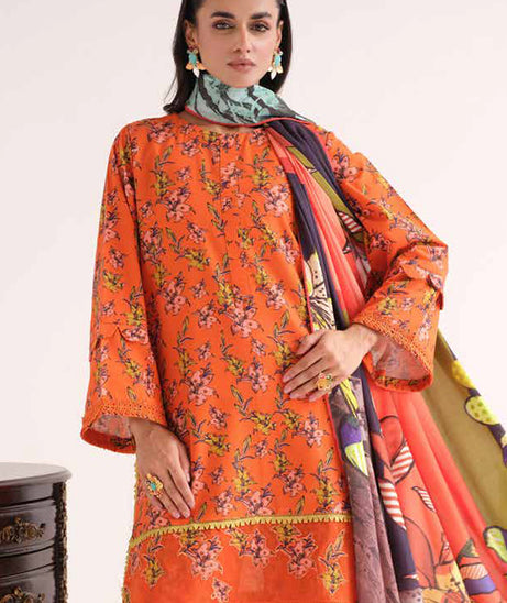 Johra Zenal Print Khaddar'24 JH#482