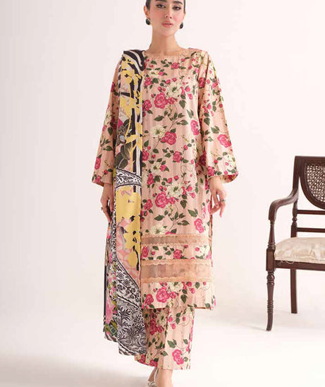 Johra Zenal Print Khaddar'24 JH#483