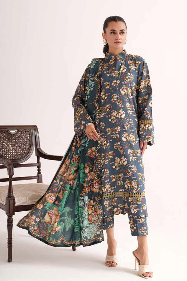 Johra Zenal Print Khaddar'24 JH#484