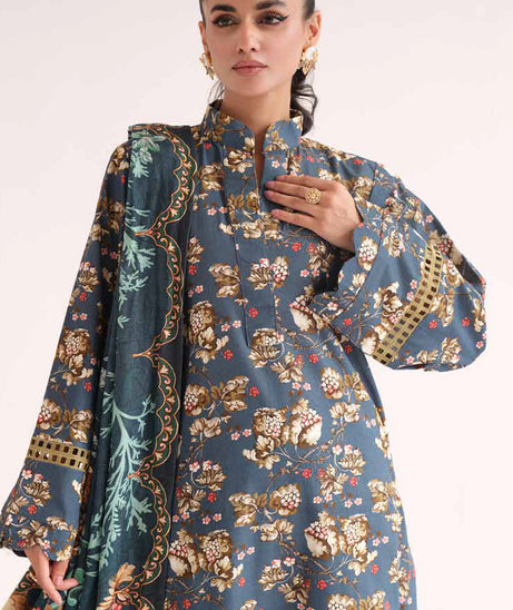 Johra Zenal Print Khaddar'24 JH#484